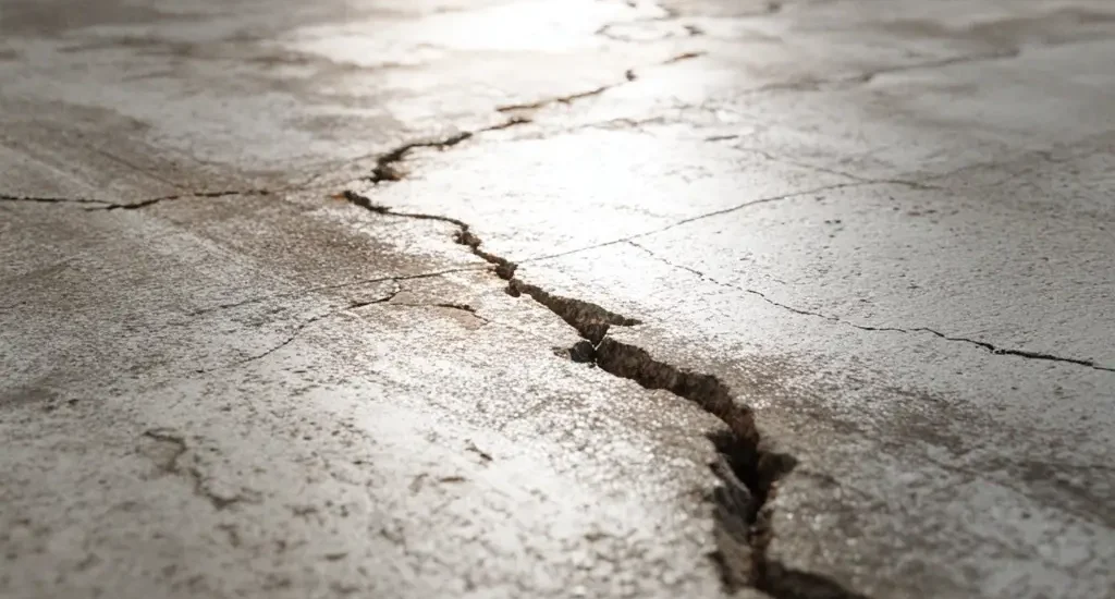 Fast repairs for cracked concrete, uneven surfaces, and lifted flooring.
