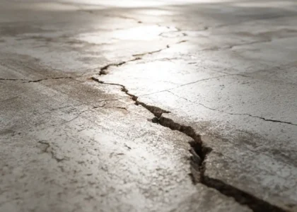 Fast repairs for cracked concrete, uneven surfaces, and lifted flooring.