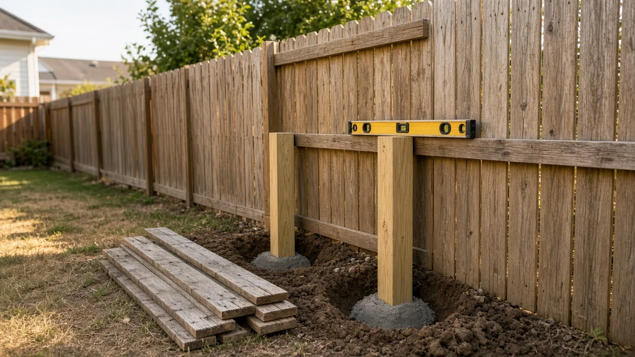 Fence Repair in Sacramento: When to Fix Posts vs Replace the Run